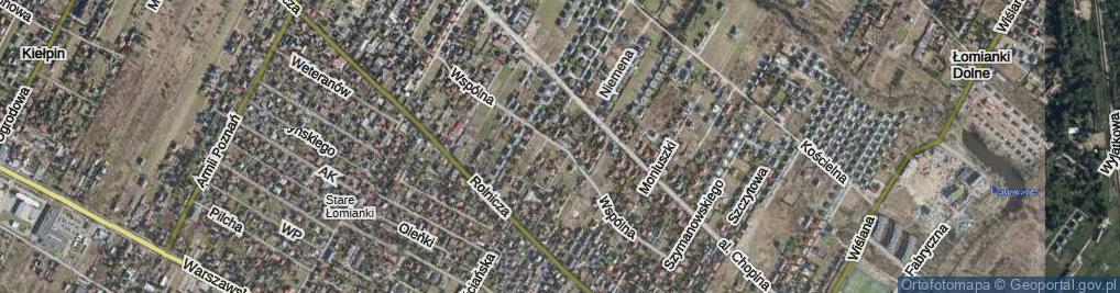 Zdjęcie satelitarne Wspólna ul.